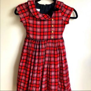 Bonie Jean Plaid dress for girls